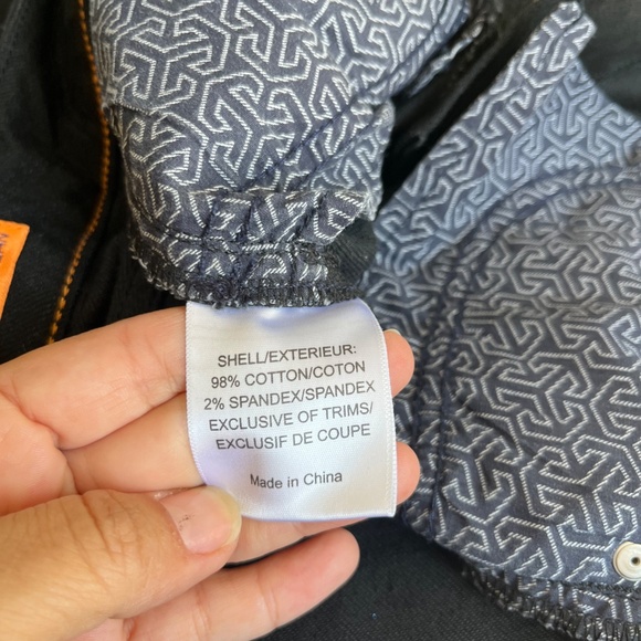 Tory Burch Sz 31 Black Super Skinny Slim Jeans Pants Pockets Logo - Picture 12 of 13